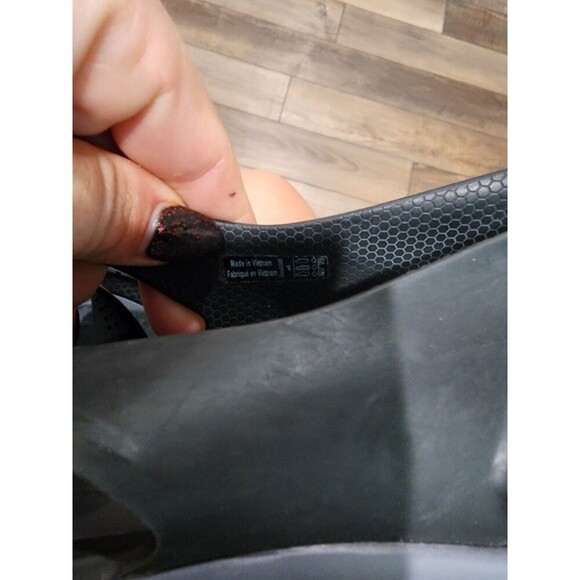 Crocs Swiftwater Wave Womens Size 6 Slip On Slingback Water Sandals Shoes Black - Picture 6 of 7